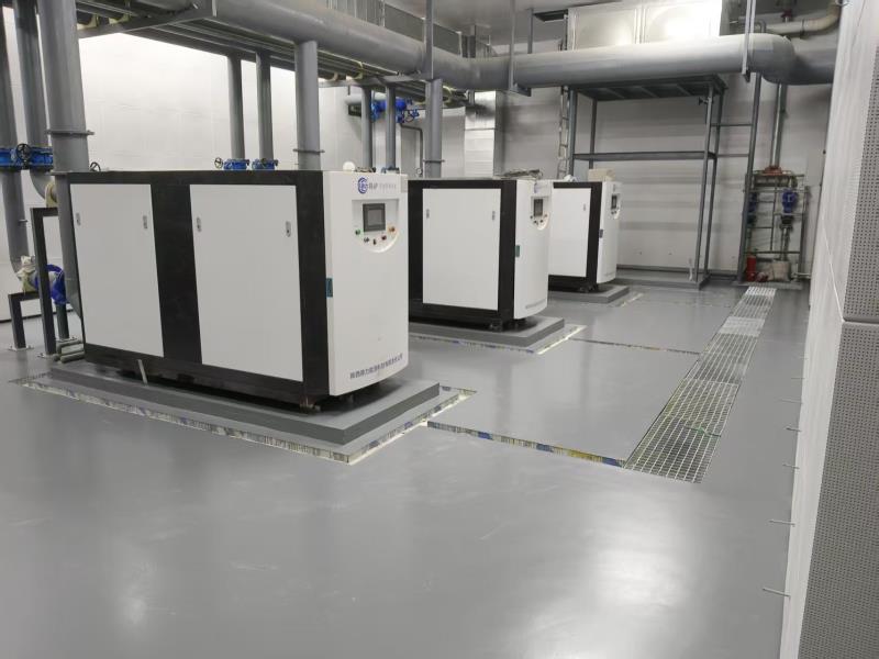 陕西50000平方米供暖燃气热水锅炉安装完成